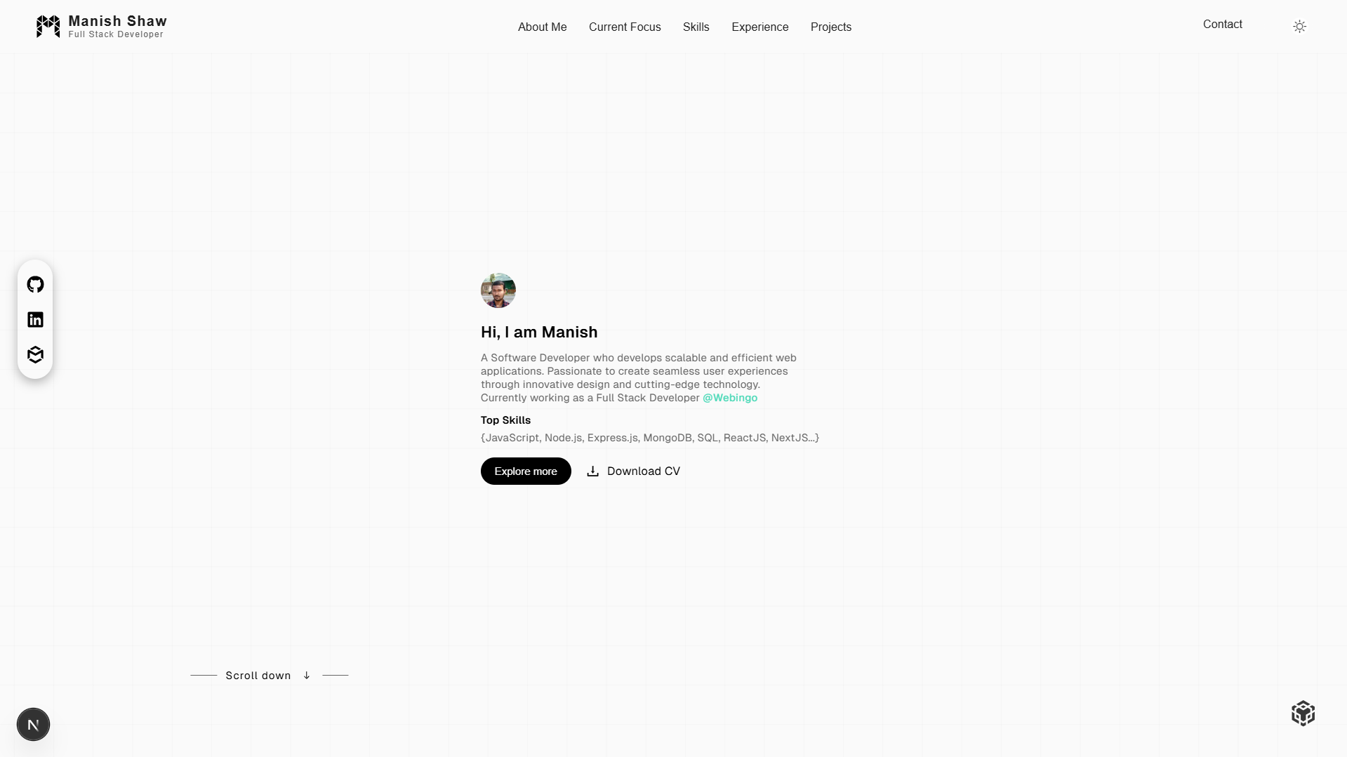 manish.portfolio.online